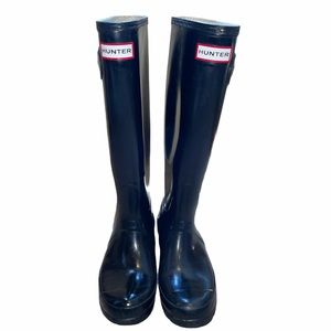 Hunter Classic Glossy high Wellington Rain Boots